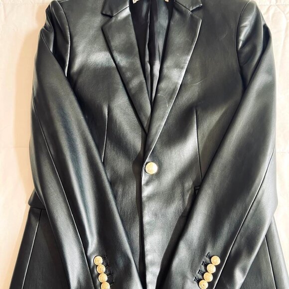 Zara Black blazer with gold buttons - Picture 3 of 7